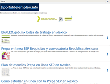 Tablet Screenshot of elportaldelempleo.info